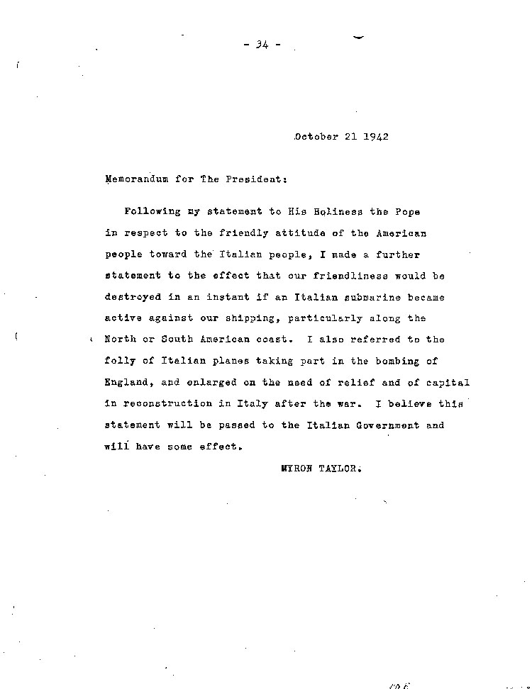 [a467o01.jpg] - Memorandum for the President