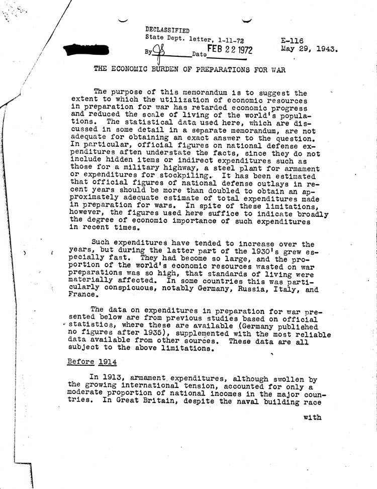[a468ae09.jpg] - The Economic Burden of Preparations for War  5/29/43