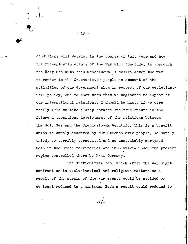 [a468h19.jpg] - Memorandum: FDR --> Myron Taylor 5/31/43