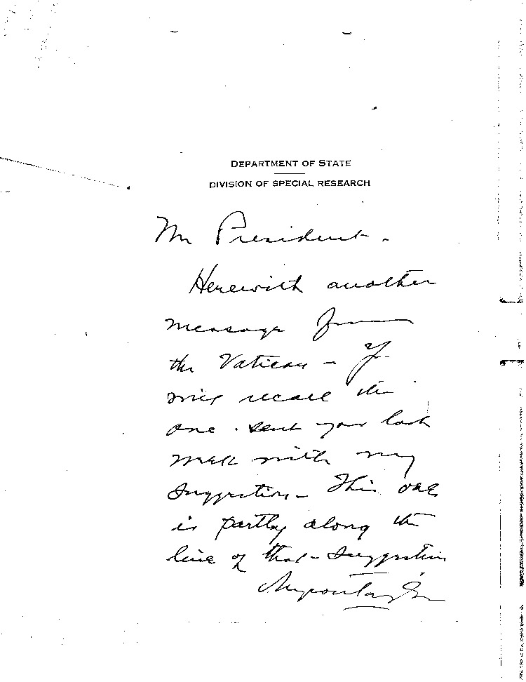 [a468r02.jpg] - Myron Taylor --> FDR	n.d.