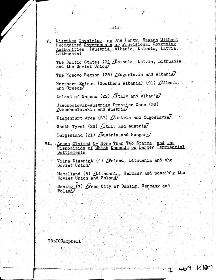 [a469k17.jpg] - Memo:     Myron Taylor --> Miss Tully     6/12/44