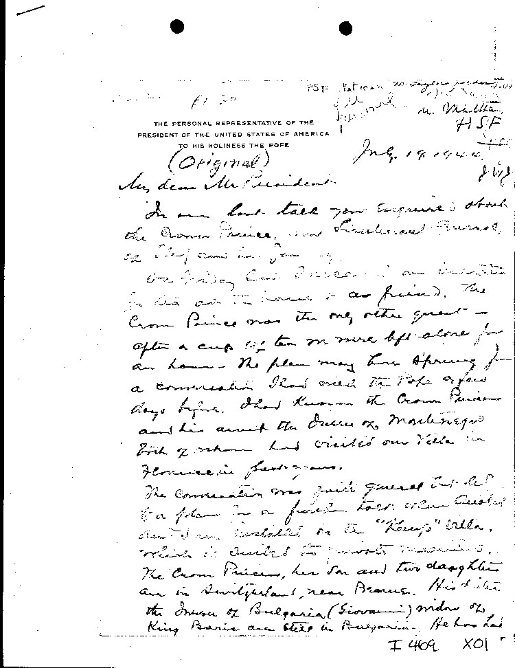 [a469x01.jpg] - Letter: Myron Taylor --> FDR               7/19/44