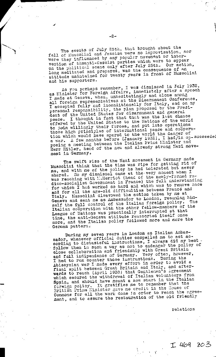 [a469z03.jpg] - Memo: Myron Taylor --> FDR               8/7/44