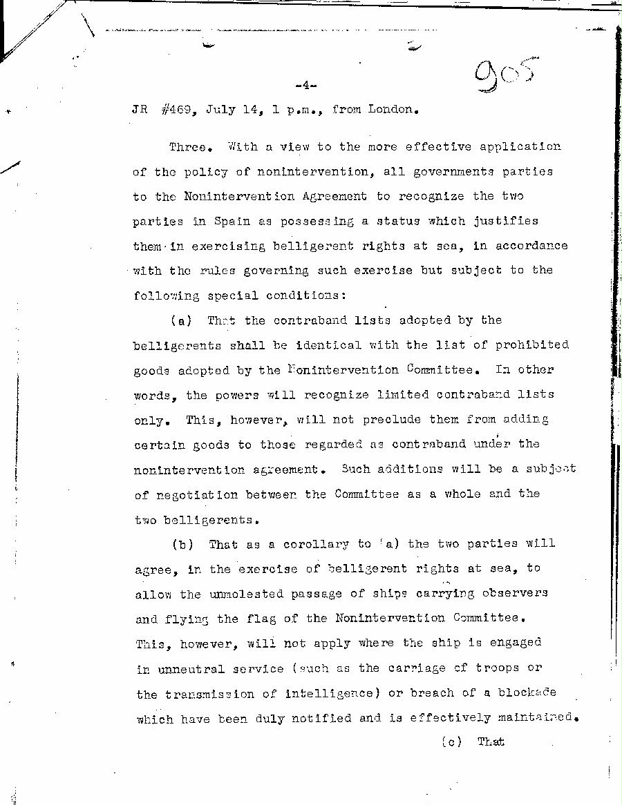[a303g05.jpg] - British Govt. Soln. to the deadlock in the Non-Intervention Committee - Proposal 7/14/37 Page 4