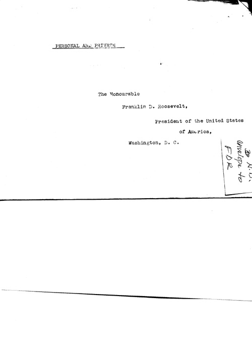 [a318q06.jpg] - Envelope to F.D.R.n.d.