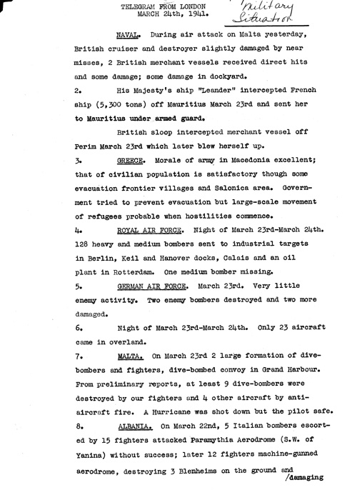 [a318w04.jpg] - Report on military situation3/24/41