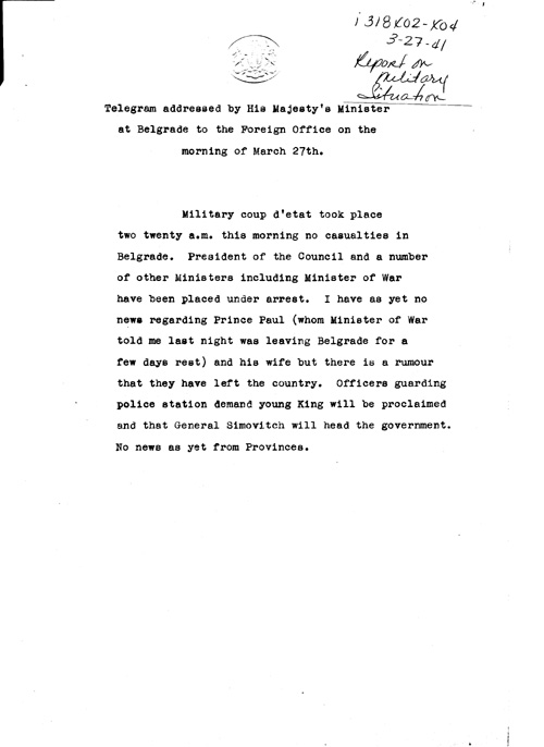 [a318x02.jpg] - Report on military situation3/27/41