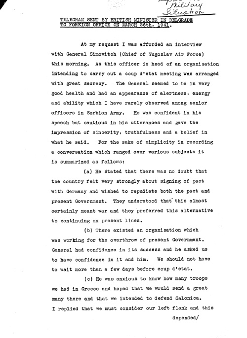 [a318x05.jpg] - Report on military situaton3/26/41