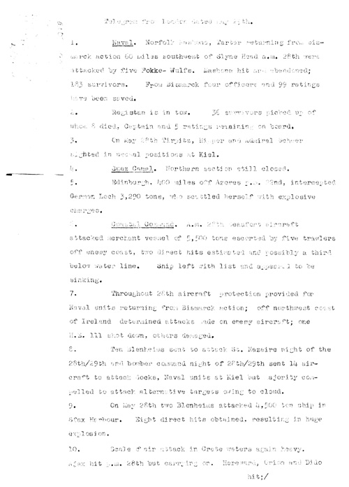 [a320aa02.jpg] - Telegram from London on military situation 5/29/41