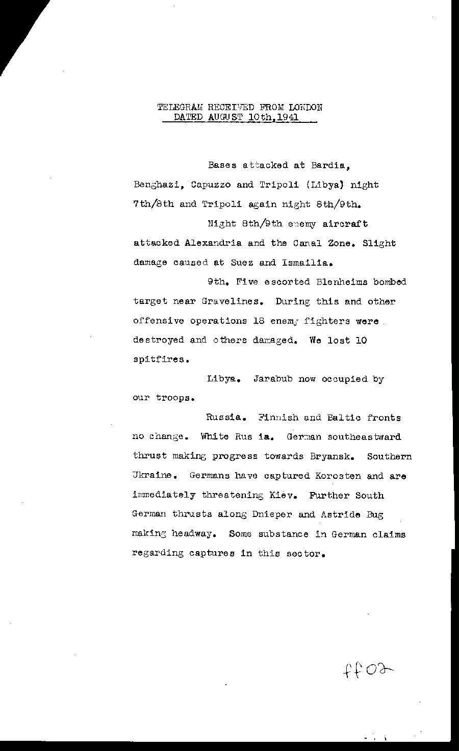 [a322ff02.jpg] - Report on military situation 8/10/41