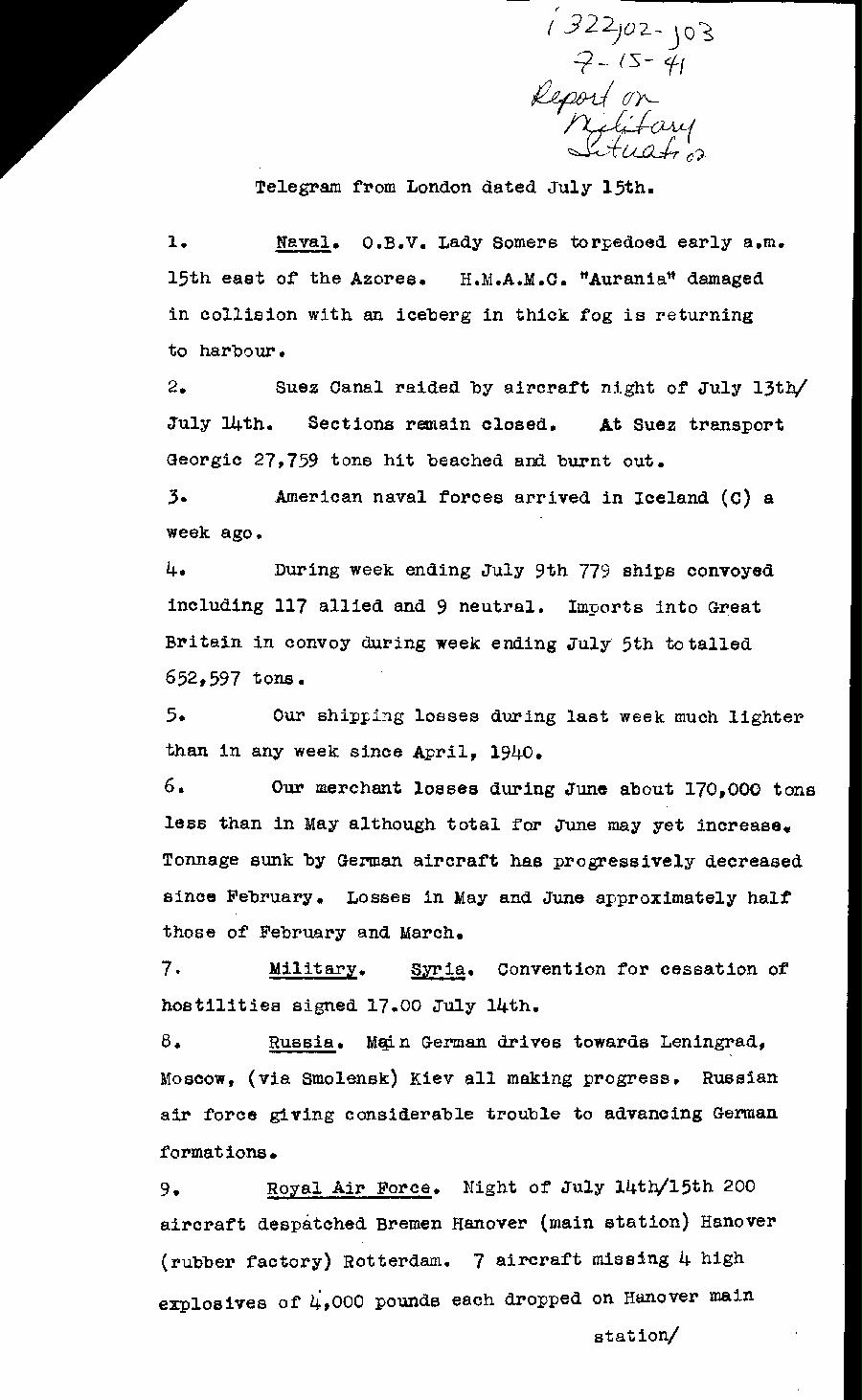 [a322j02.jpg] - Report on military situation 7/15/41