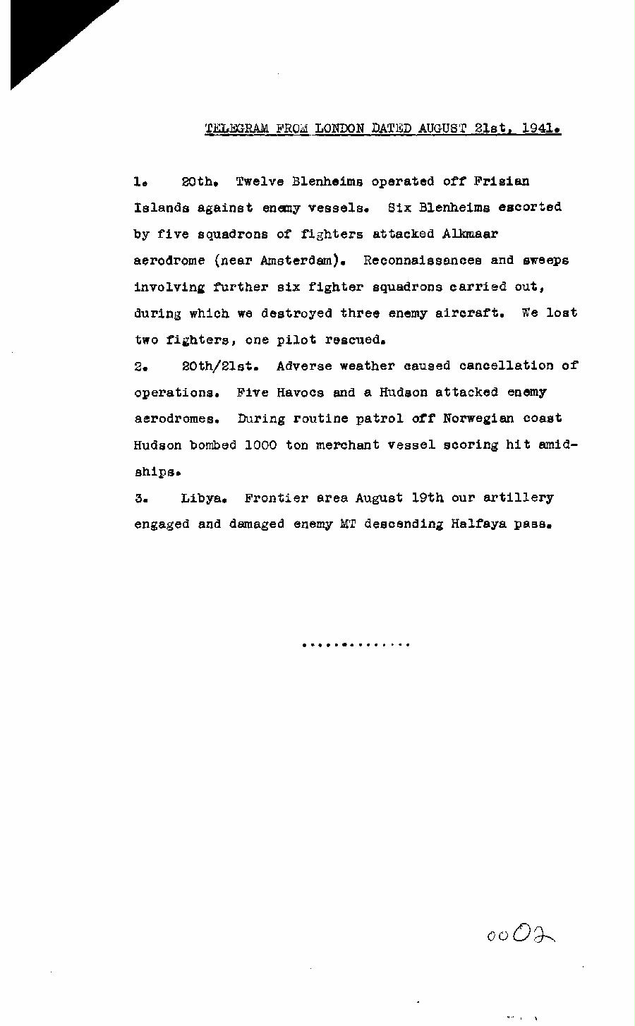 [a322oo02.jpg] - Report on military situation 8/21/41