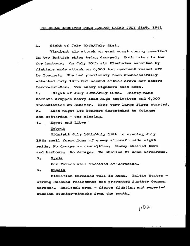 [a322p02.jpg] - Report on military situation 7/21/41
