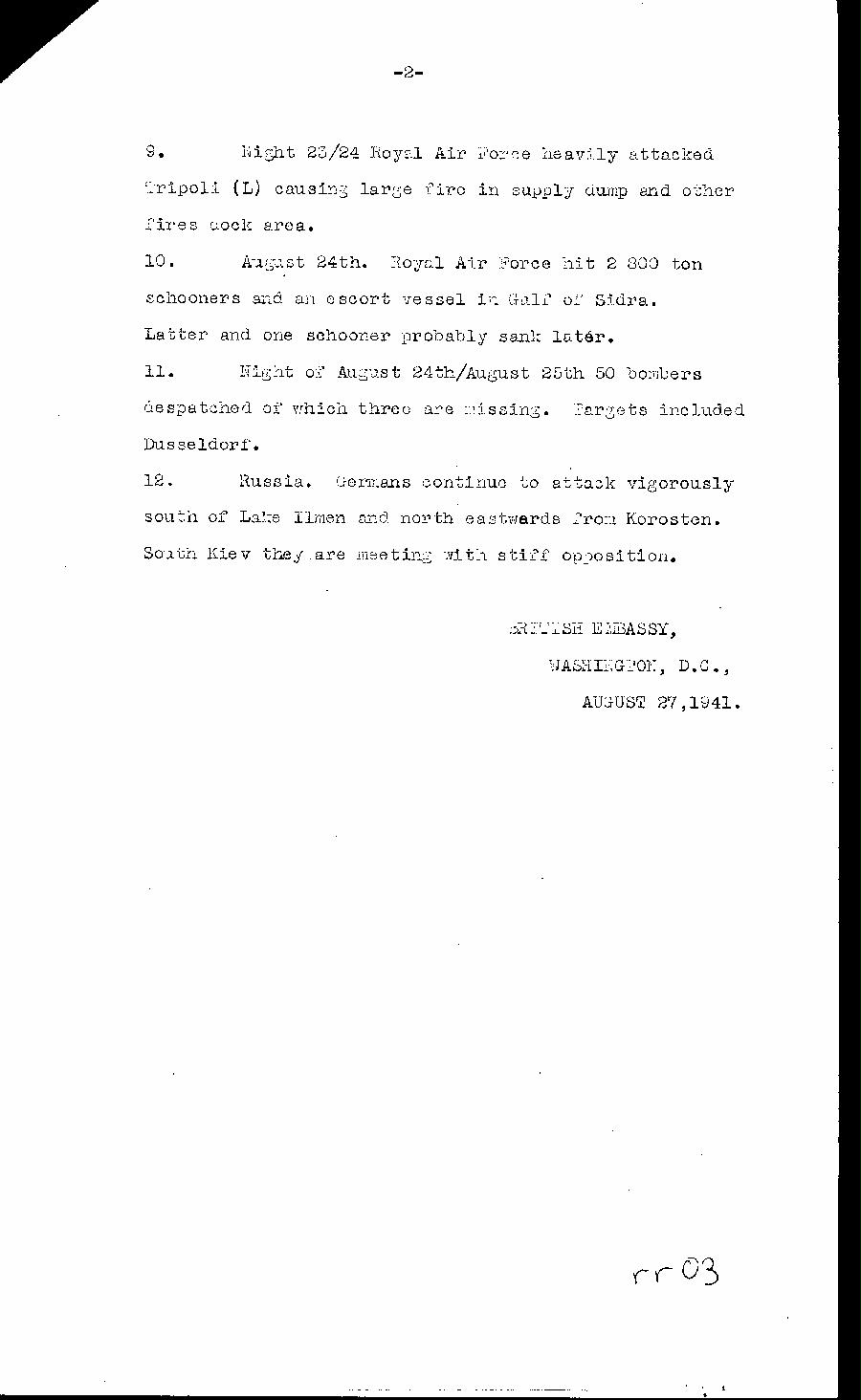 [a322rr03.jpg] - Cont-Report on military situation 8/25/41