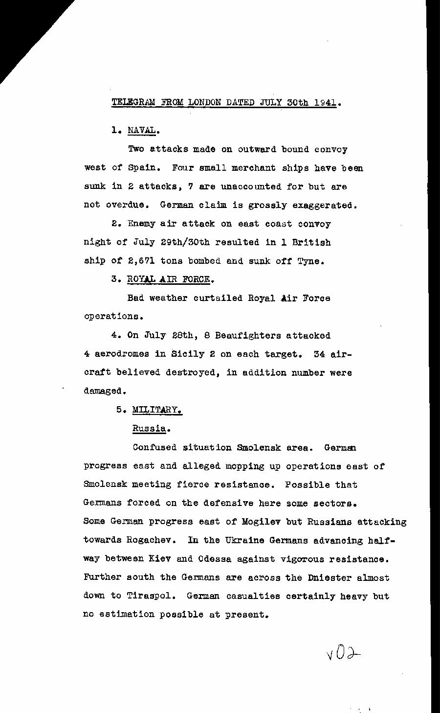 [a322v02.jpg] - Report on military situation 7/30/41
