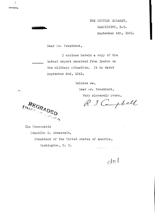 [a323d01.jpg] - Cover letter; Campbell-->FDR 9/4/41