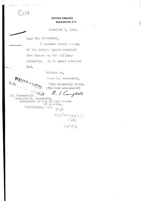 [a325c01.jpg] - RJ Campbell-->F.D.R. 11/4/41