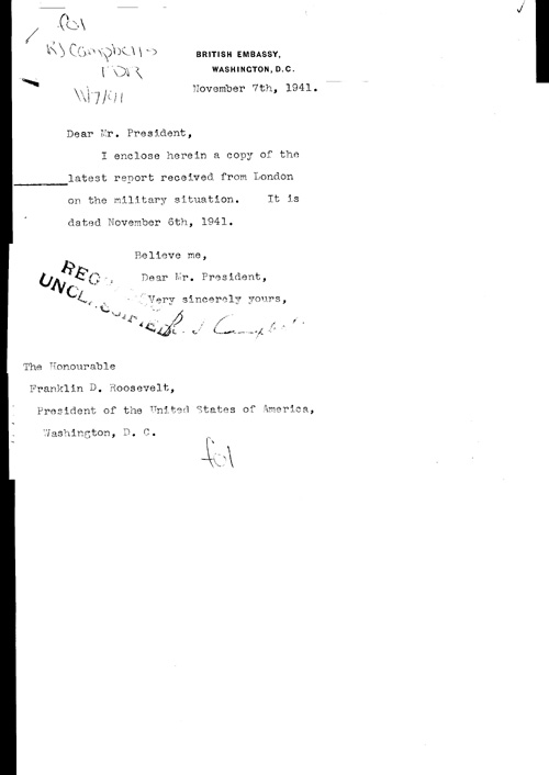 [a325f01.jpg] - RJ Campbell-->F.D.R. 11/7/41