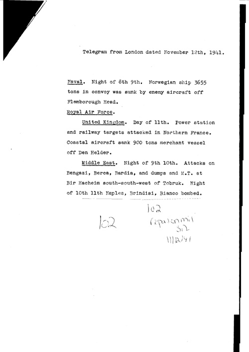 [a325l02.jpg] - Report on military situation 11/12/41