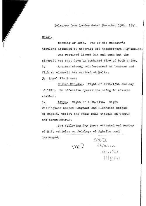 [a325m02.jpg] - Report on military situation 11/13/41