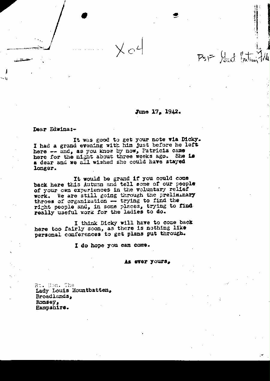 [a327x04.jpg] - FDR --> Edwina Mountbatten. 6/17/42.