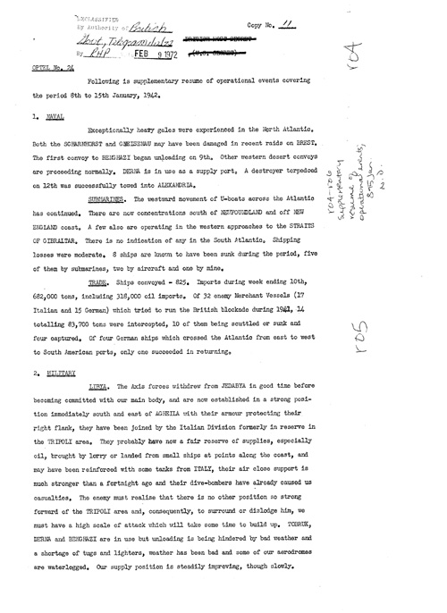 [a328r04.jpg] - Supplemental resume of operational events: 8-15 January (N.D.)\