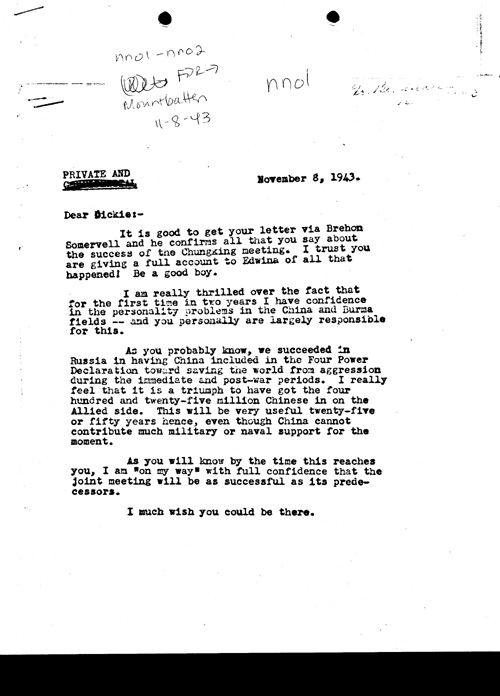 [a330nn01.jpg] - FDR-->Mountbatten 11/8/43