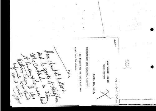 [a330o01.jpg] - Memo; FDR-->Watson 4/12/43
