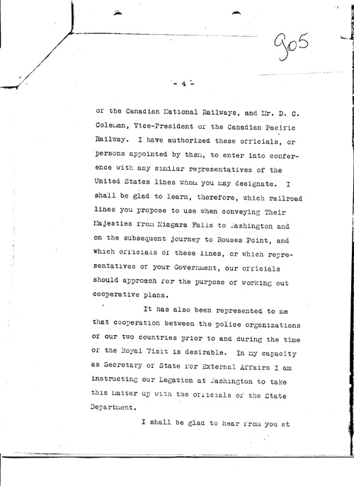 [a343g05.jpg] - Chief of Protocol George Summerlin --> Miss LeHand. 12/30/38.