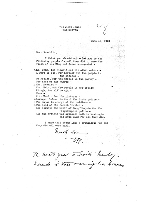 [a343hh01.jpg] - E.R. --> FDR. 6/15/39.