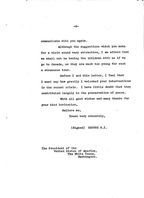 [a343kk03.jpg] - King George --> FDR. 10/8/38.Page-2