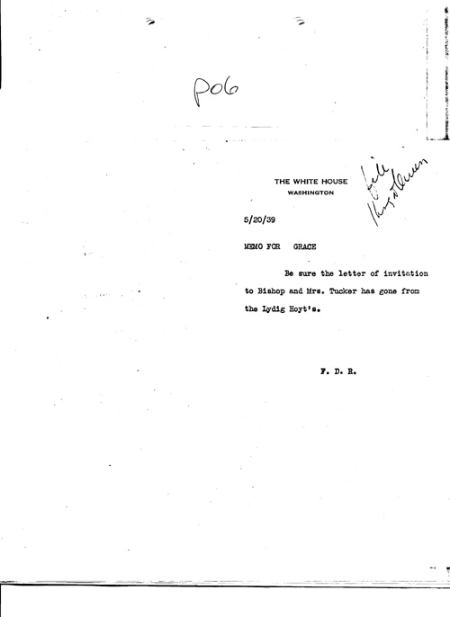 [a343p06.jpg] - FDR --> Grace [Tully!.5/20/39.