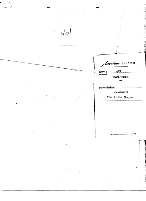 [a343v01.jpg] - Enclosure note State Dept. --> White House (n.d.).