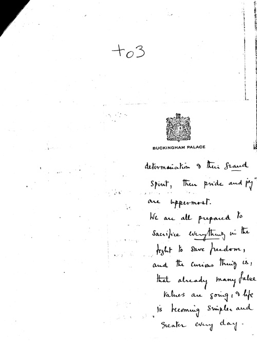 [a344t03.jpg] - Queen Elizabeth -->Mrs. Roosevelt. 6/11/40.