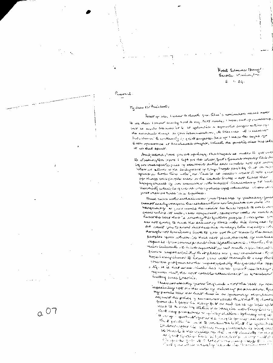 [a345a07.jpg] - Harold Laski --> FDR (Written) 1/5/39 - Page 1