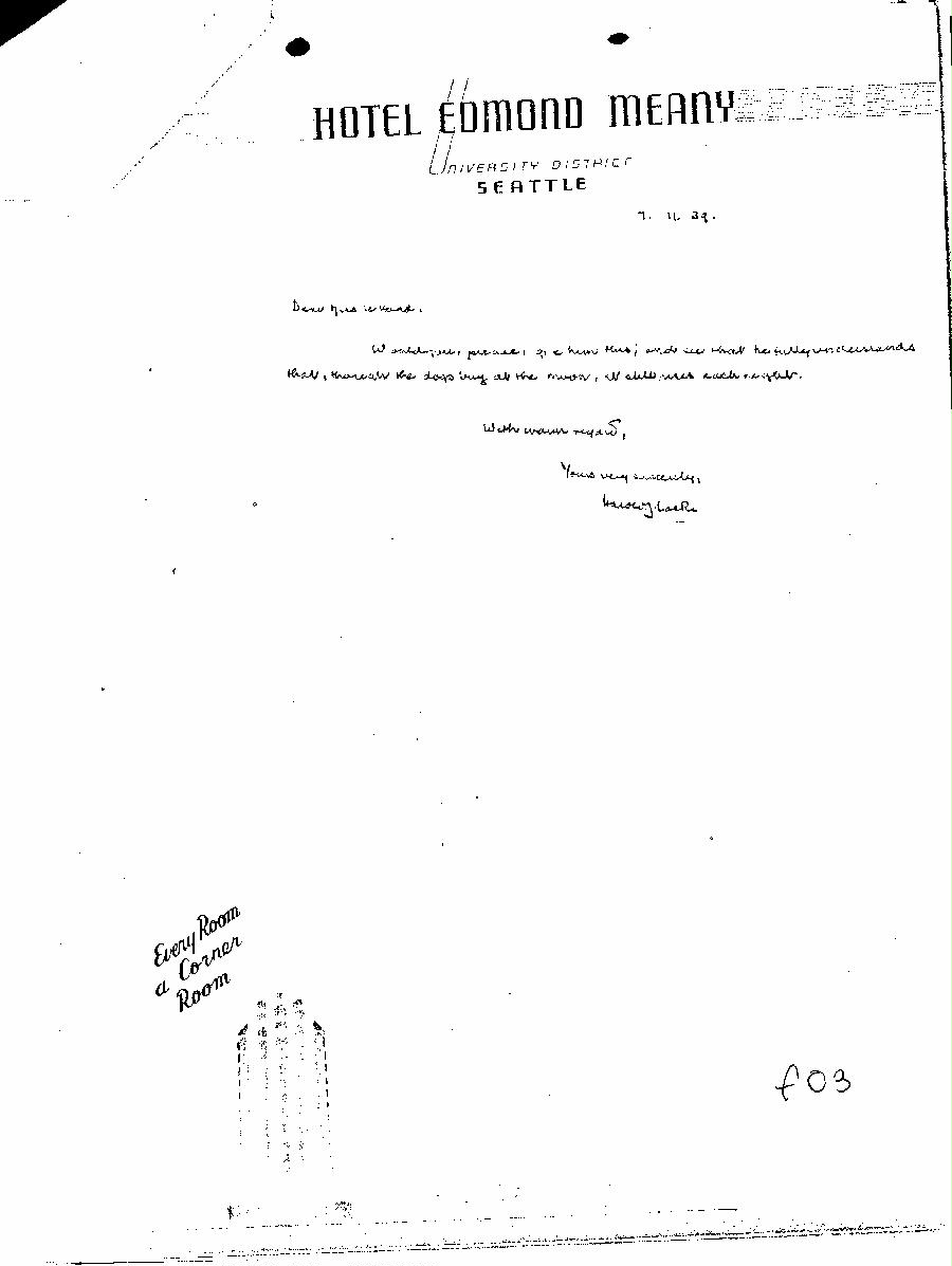 [a345f03.jpg] - Harold Laski --> Miss LeHand (Written) 7/11/1939