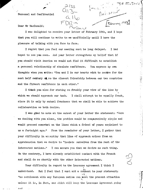 [a346a13.jpg] - F.D.R.-->MacDonald 2/33 - Page 1