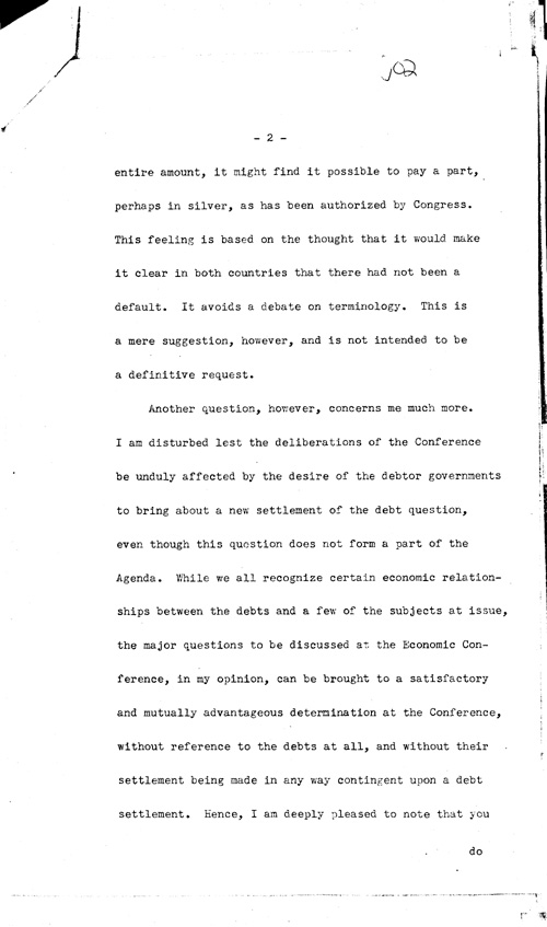 [a346j02.jpg] - F.D.R.-->MacDonald 5/22/33 - Page 2