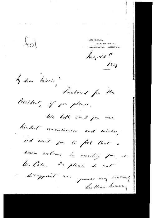 [a348f01.jpg] - Arthur Murray-->Missie LeHand 5/20/39
