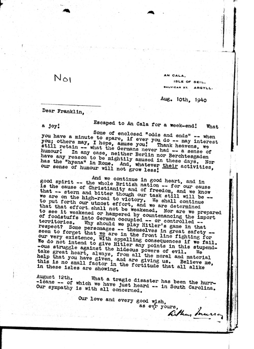 [a349n01.jpg] - Arthur --> President August 10th 1940
