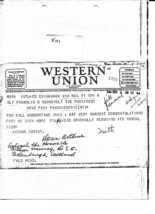 [a349x01.jpg] - Fiath & Murray --> President Nov 9th 1944