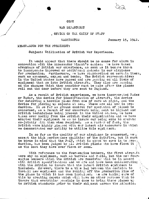 [a352b02.jpg] - Arnold --> F.D.R. 1/15/42