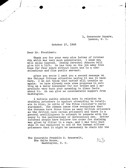 [a352l03.jpg] - Winant --> F.D.R. 10/17/42