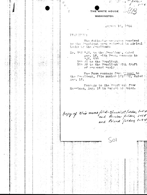 [a352s01.jpg] - File Memo 8/18/44