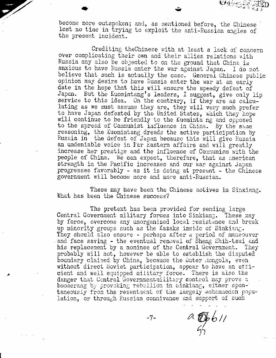 [a55b11.jpg] - Donovan --> FDR - May 4, 1944
