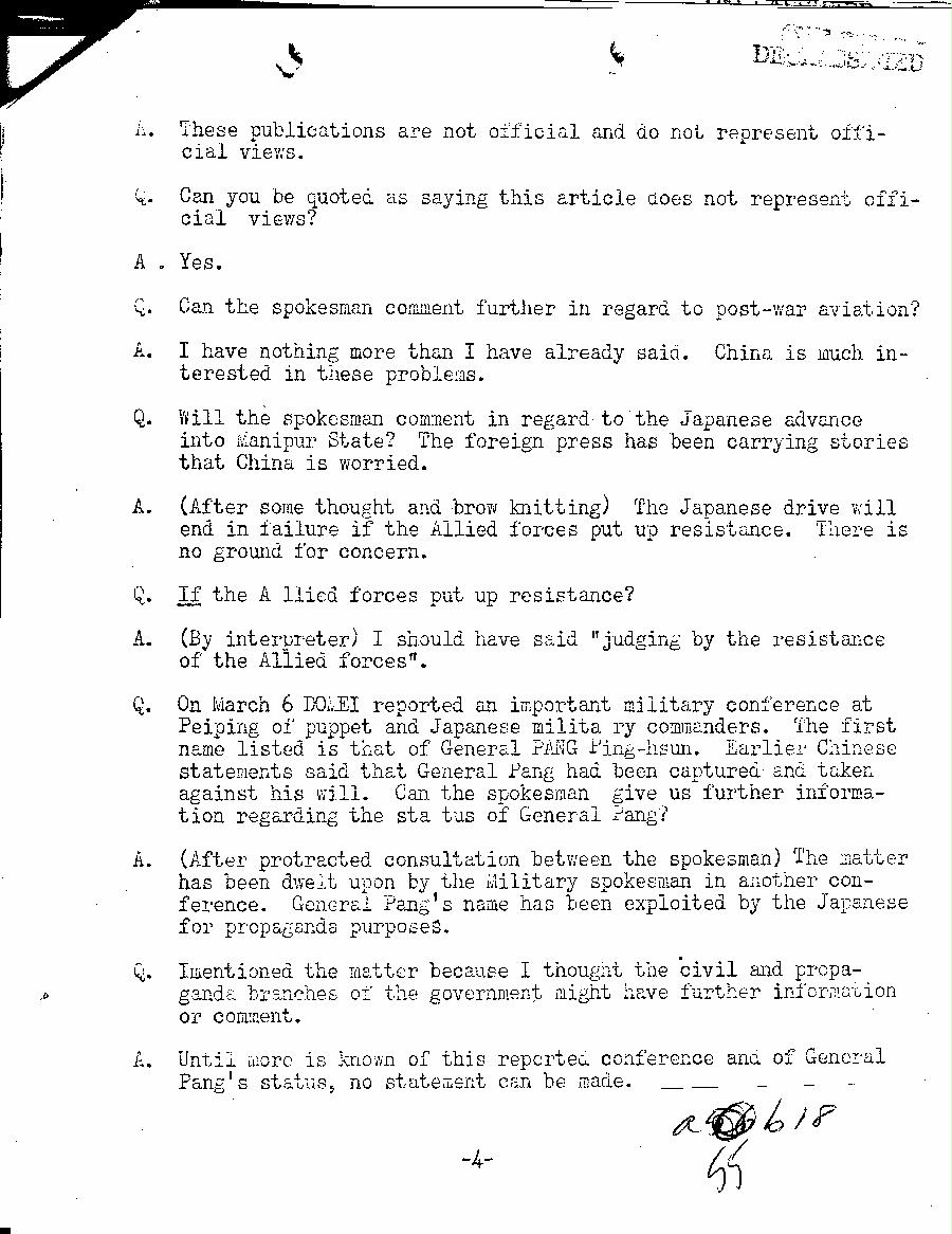 [a55b18.jpg] - Donovan --> FDR - May 4, 1944