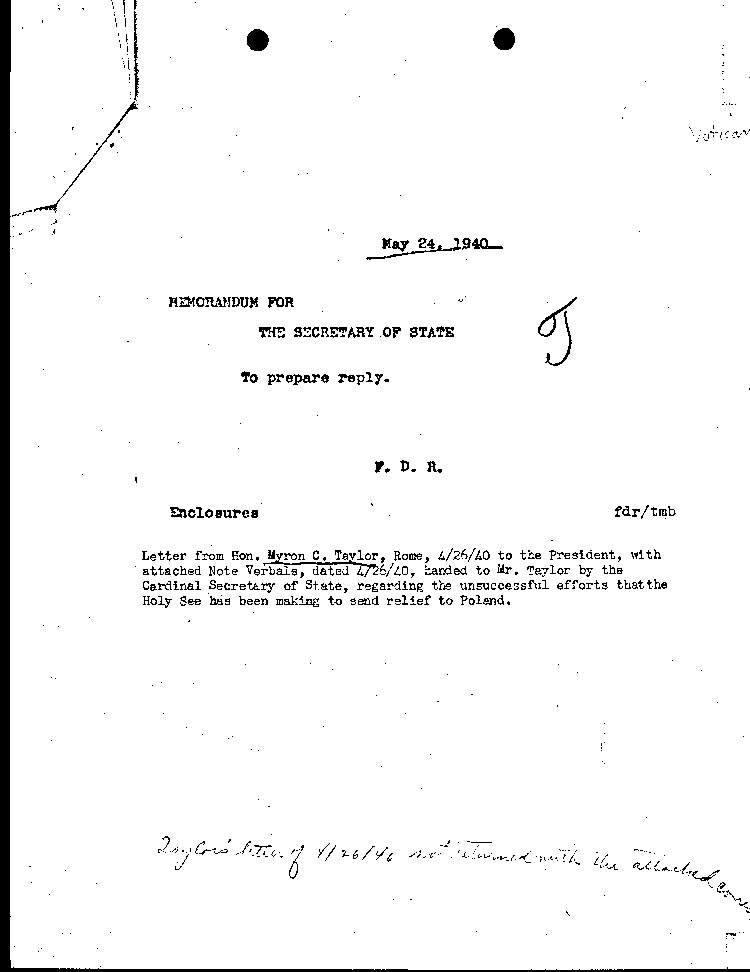 [a464o03.jpg] - F.D.R.-->Sec. of State 5/24/40