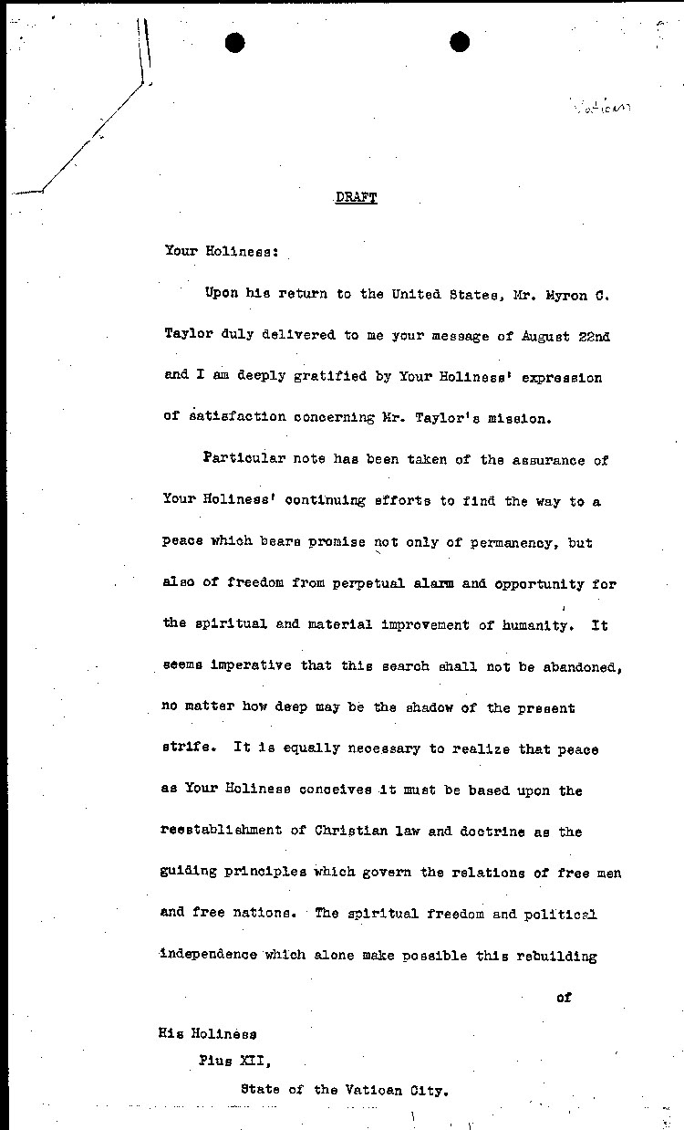 [a464u04.jpg] - draft of memo to Pope