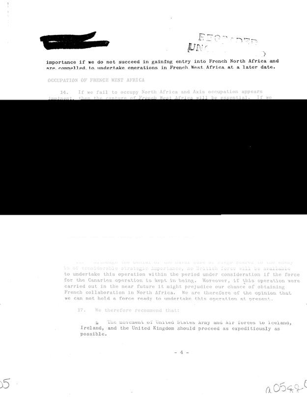 [a05qq05.jpg] - United States-British Chiefs of Staff, Movements and Projects in the Atlantic Theater-January 13, 1942