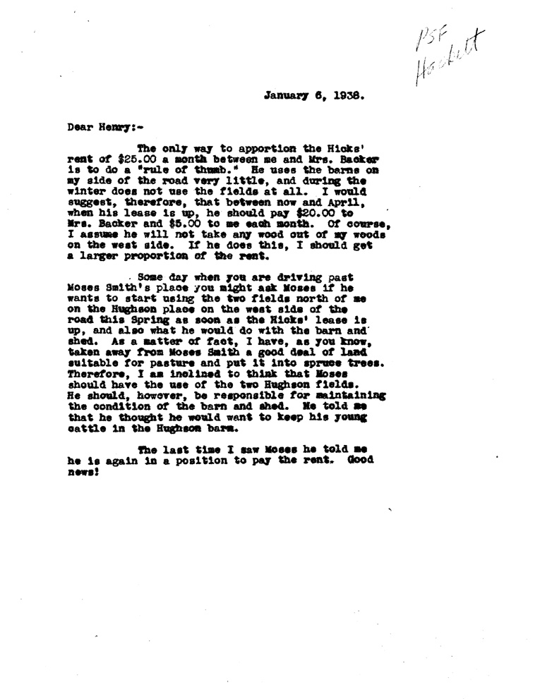 [a908aa01.jpg] - Letter to Hackett from FDR January 6, 1938